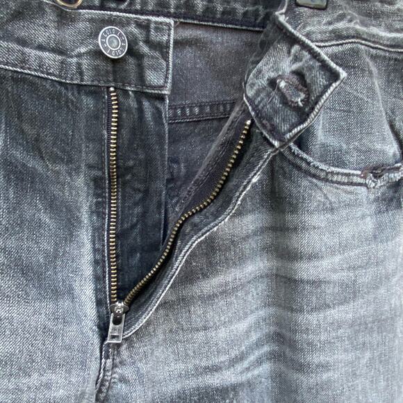 New Agolde Los Angeles Men Denim Rockwell Slim Fit Whiskered Distressed Jeans 36 - Picture 7 of 12